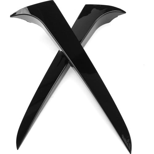 1 Pair gloss black Rear Window Side Spoiler Air Splitter For bmw X3 F25 2011 2012 2013 2014-2017 / 1 Series F20 F21 2012-2019