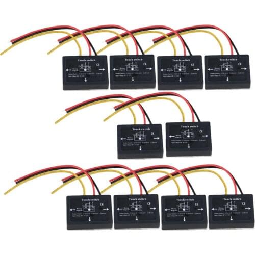 10/20/50/100Pcs XD-622 6-12V DC 36W Stepless Dimming Touch Switch for LED Lamps etc