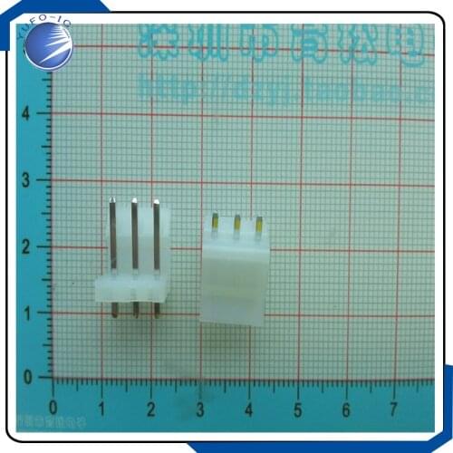 10PCS/Lot Straight pin socket plug type connector CH3.96-3P spacing of 3.96