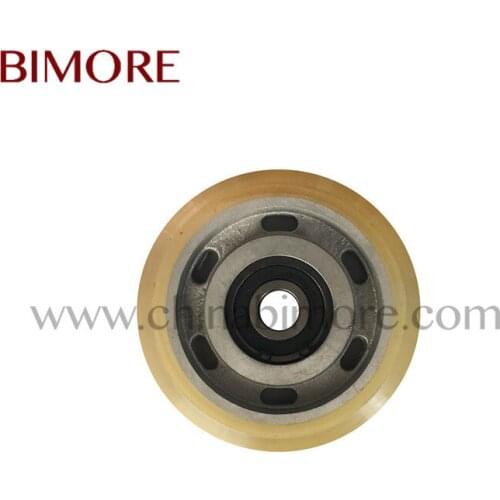 125x22x6303 Elevator guide shoe roller for Escalator Parts components OD:125mm Thickness:22mm Bearing 6303