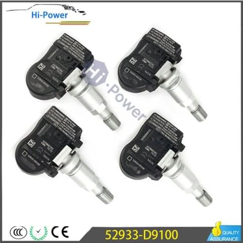 4PCS TPMS Brand Tire Pressure Monitoring Sensor For KIA Sportage 4 2016 QL K7 KX5 KX3 CADENZA 52933D9100 52933-D9100 New