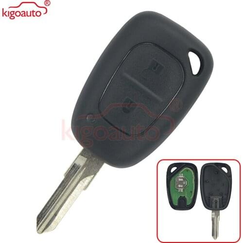 8200008231 remote key 2 button 433Mhz VAC102 ID46-PCF7946 for Renault Kangoo 2005 2006 2007 2008 kigoauto