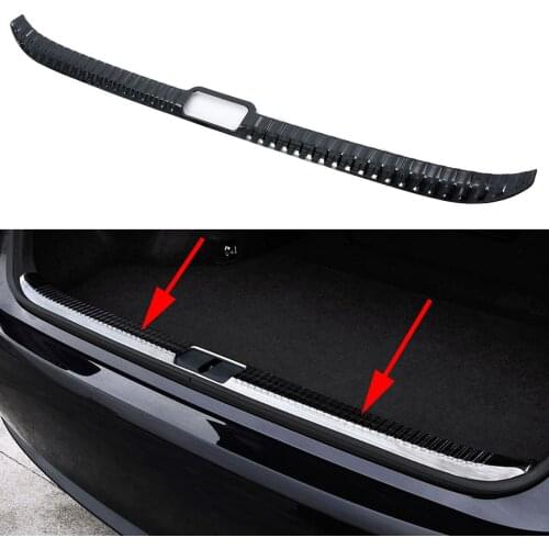 Auto Rear Trunk Tail Gate Door Lid Sill Cover Trim Fit For Lexus ES350 ES300h 2019 2020 2021 Accessories Stainless Steel