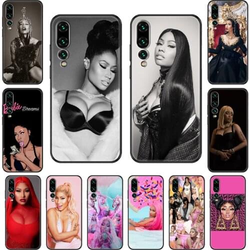 Singer Nicki Minaj Phone case For Huawei P 8 10 20 30 Smart Plus 2019 Z Lite Pro 2017 2019 black luxury waterproof art coque
