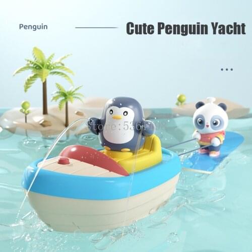 Baby Bath Toy Kids Electric Elephant Water Spray Bathroom Bathtub Faucet Shower Toys Strong Suction Cup Children Bathroom Games