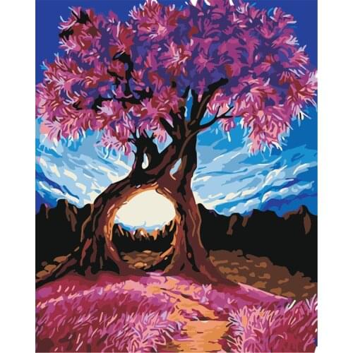 Alma True Saucerman Oil Picture By Numbers Acrylic Paint Colorful Diy Kits For Adults Drawing Coloring Painting By Number