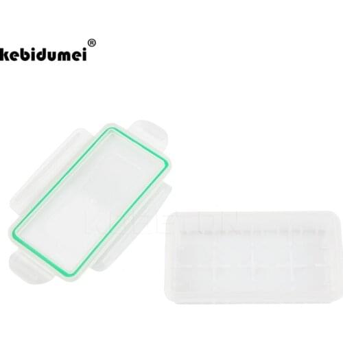 Kebidumei High Quality 18650 Transparent Clear Battery Case Holder Storage Waterproof Box New Arrival