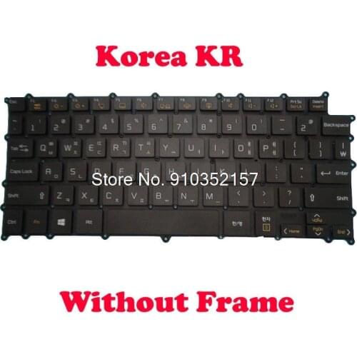 Laptop KR Keyboard For LG 14Z90N AEW74049801 18B8B-US AEW74049851 18B8A-US Korean KR NO Frame