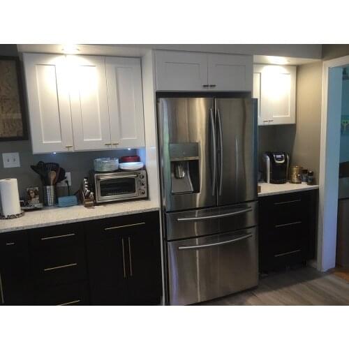 Shaker Style Kitchen Cabinets Solid Wood Factory Customized With Different Color