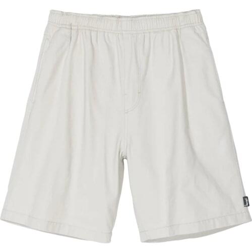 Mens Solid Color Casual Summer Shorts Street Leisure Sports Fashion Brand Male Clothing Elastic Waist Man Shorts