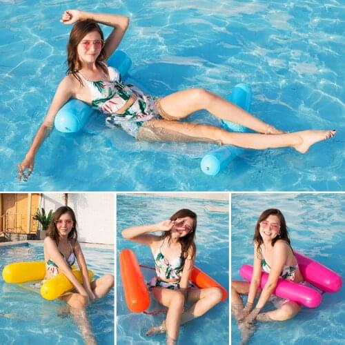 Pool Float Swimming Air Mattress Summer Inflatable Floating Row Beach Bed Lounge Chair Hammock Water Sport Dropship