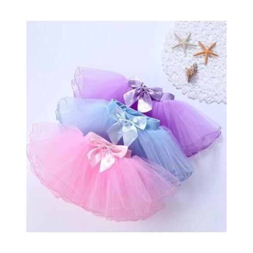 New Brand Baby Girl Clothes Pink Tutu Skirt Kids Princess Girls Skirt Ball Gown Pettiskirts Birthday Party Kawaii Skirts