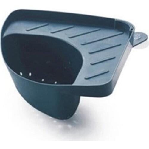 New Kitchen Waste Basket Sink Triangular Waste Storage Holder Drain Shelf Corner Mounted Basket