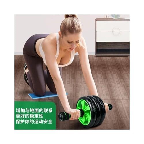 1PCS Abdominal Wheel Abs Workout Ab Wheel Exercise Equipment with Mat Arm Waist Leg Gym Abdominal Muscle Trainer