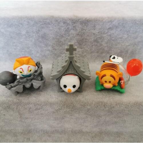 1pcs/set Disney tsum Tsum Elsa Anna Mini Lot Mickey Dumbo PVC fashion Dolls Collection Model Toy For Christmas gift