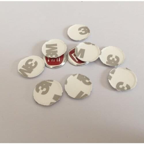 10pcs 15mm Car Remote Key Fob Emblem Badge Radio button Sticker Replacement car Styling accessories