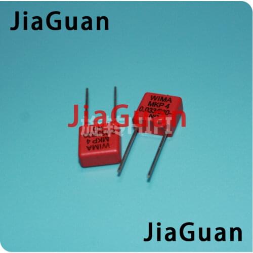 10PCS RED WIMA MKP4 333 630V 0.033UF PCM7.5 original new MKP-4 333/630V P7.5mm audio 33NF hot sale 630V0.033U