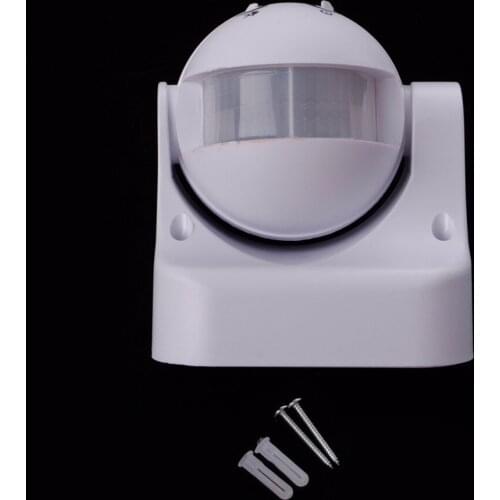 110-240V 180 Degree Outdoor IP44 Security PIR Infrared Motion Sensor Detector Movement Switch