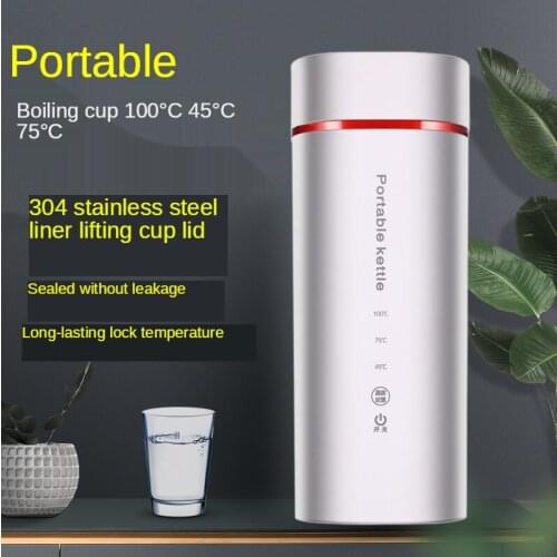 450ml Portable Electric Kettles Thermal Cup Make tea Coffee Travel Boil water Keep warm Smart Water Kettle Kitchen Appliances