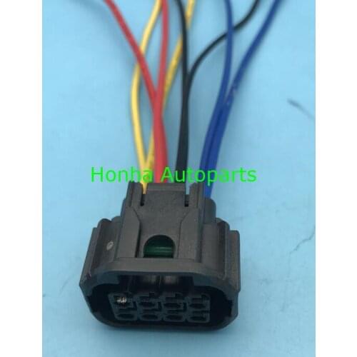 Sumitomo 8 pin female waterproof connector LED headlight headlamp speaker lamp plug for Honda Accord Civic 6189-7423 witrh wire