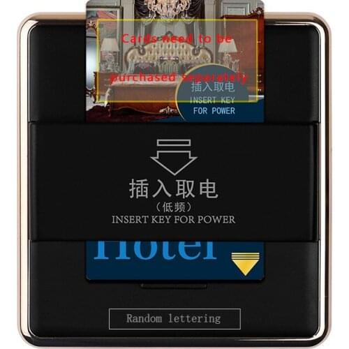 86X86mm high-end hotel smart card power switch 220V / 40A insert key for power supply
