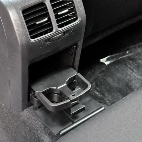 Car Central Console Armrest Rear Cup Holder ABS Drink Bottle Mount Stand For VW Jetta Golf 5 MK5 2005-2011 Car-Styling Accessory