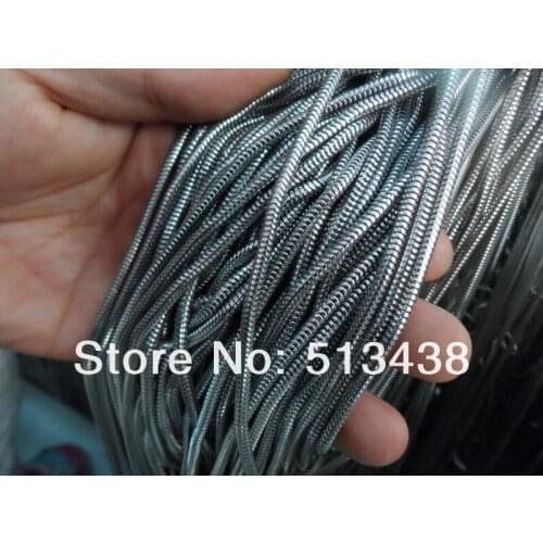 Free ship!50 meters fashion Stainless Steel 3mm round snake chain.jewelry finding DIY necklace bracelet in Bulk