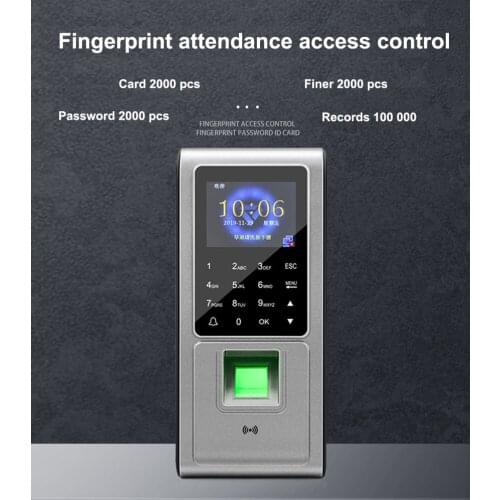 Biometric Fingerprint Access Control Time Attendance tcp/ip communication support RFID ID Card 125K ,sn:F6