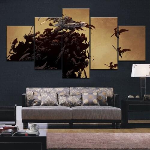 Home Decor 5 Piece HD game Darksiders Genesis Posters Painting For Living Room Decoration Pictures Wholesale Home Decor