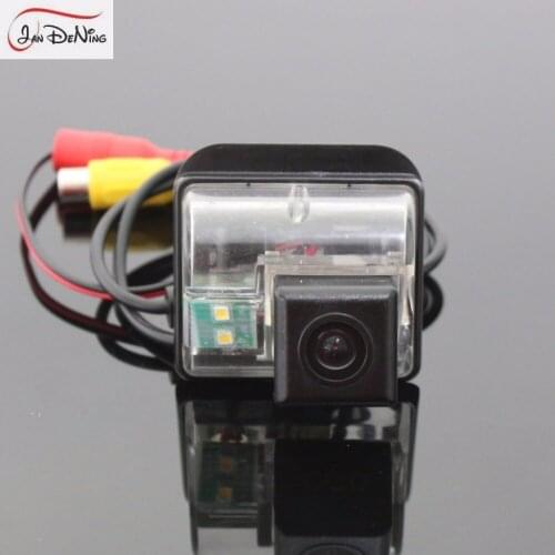 JanDeNing HD CCD Car Rear View Parking/Backup Reverse Camera/Waterproof License Plate Light OEM For Mazda3 Sedan (US) 2007-2009