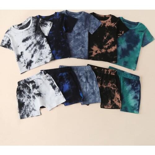 Summer Baby Boy Clothes Suit Children Fashion Boys Cartoon T-Shirt Shorts 2Pcs/set Toddler Casual Clothing Kids Tracksuits