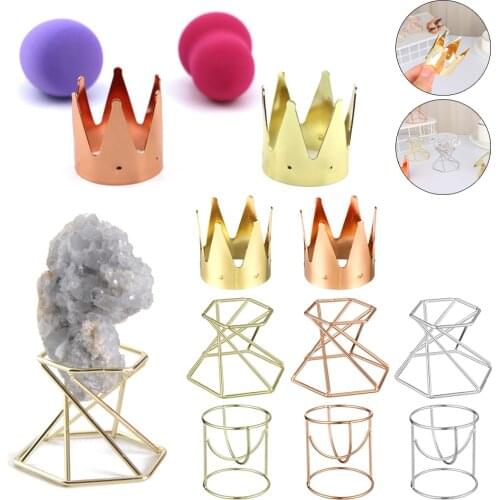 Metal Display Stand for Crystal Glass Lens Ball Divination Photography Lensball Base 40/50/60/70/80mm Magic Sphere Globe Holder