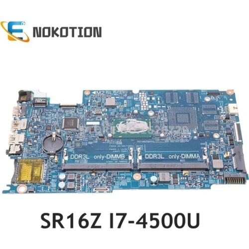 NOKOTION For DELL Inspiron 15 7537 laptop motherboard SR16Z I7-4500U DDR3L DOH50 MB 12311-1 KWC14 CN-043KWC 043KWC 43KWC
