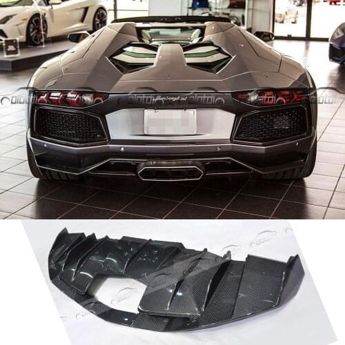 OLOTDI Auto Tuning Car Styling Carbon Fiber Rear Lip Bumper Back Diffuser for Lamborghini LP570