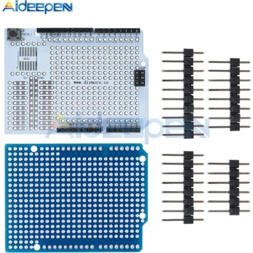 Prototype PCB Expansion Bread Board Development Shield Board Breadboard Module For Arduino UNO R3 One Diy Kit 2.54mm With Pins
