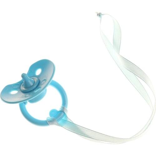 Pacifier Dummy Dolls Pink Blue Color Not Magnet Babies Pacifier Kids Children Play Toys Accessories For Reborn Baby