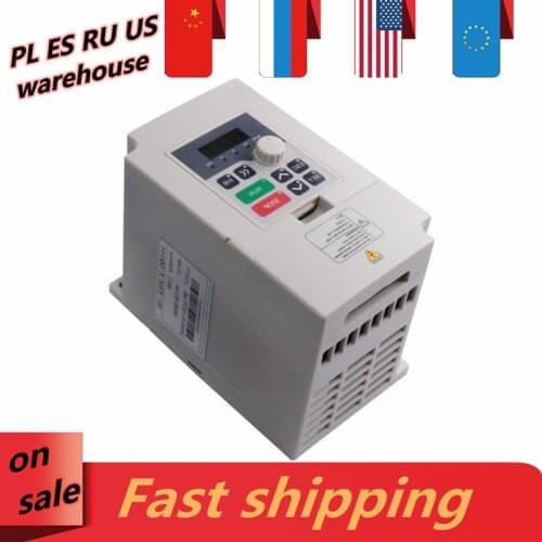 EU warehouse 1.5kw / 1500w 2.2kw / 2200w Inverters Converters 650hz input single phase ouput 3 phase 110v 220v 380v for spindle
