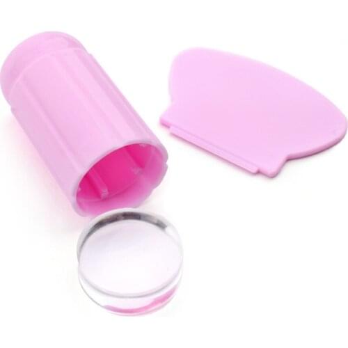 3pcs/lot Nail Art Stamper Scraper Set Soft Silicone Stamper Kits DIY Nail Polish Print Tools Stencils For Nails Beauty Tool