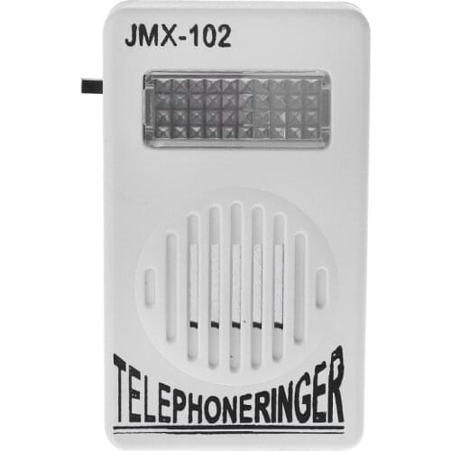 Telephone Ringer Phone Amplifier Ring Speaker Strobe Light Flasher Bell Extra-Loud Sound Wall Hanging