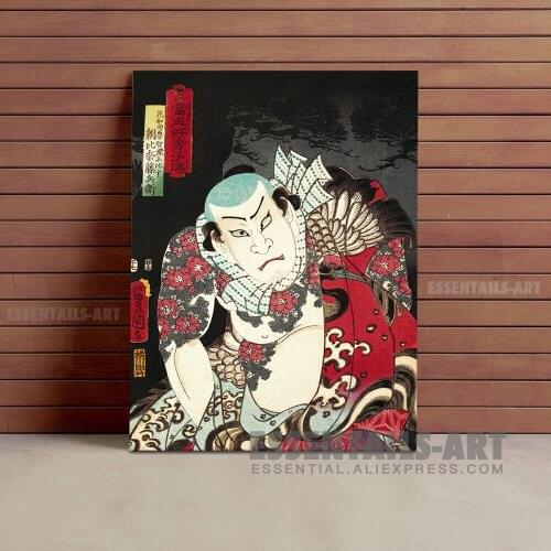 Japanese style Samurai Asahina Fuji Hyoe Canvas Wall Art Painting Decor Bedroom study Living kid Room Home Decoration Prints