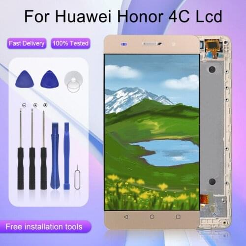 For Huawei G Play Mini Lcd Touch Panel Digitizer Assembly CHM U01 U01 U03 Screen For Honor 4C Display With Frame