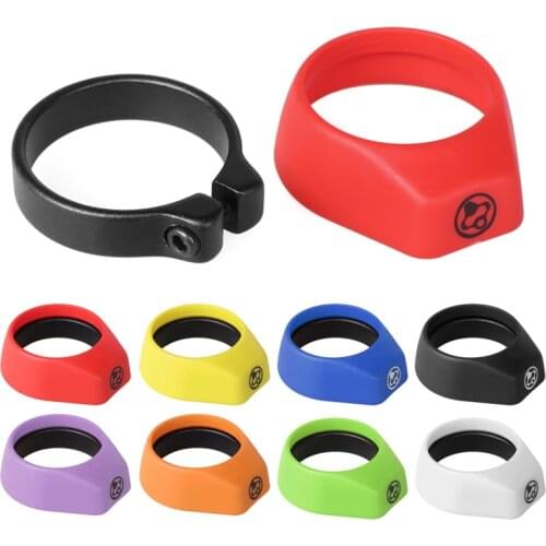 1pcs Fouriers SCL-S006 MTB Road Bicycle Waterproof Dust Proof Seatpost Clamp With Rubber Cover to Prevent dust 27.2, 30.9, 31.6