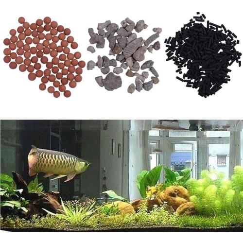 100g Clay Balls Corallites Activated Carbon Aquarium Landscape Water Tank Decor Accessary
