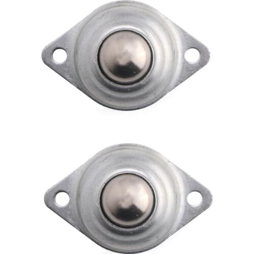 2pcs 5/8" Flange Mounted Ball Transfer Bearing Unit Caster Conveyor Roller Wheel CY-5/8A 20kg Load Capacity