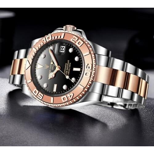 2020 LIGE Luxury Men Mechanical Wristwatch Stainless Steel Waterproof Watch Top Brand Sapphire Glass Mens Watches reloj hombre