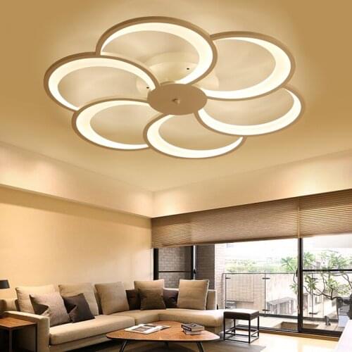 2020 Time-limited Ce Rohs New Modern Art Acrylic Led Ceiling Lights Living Room Bedroom Decorative Lampshade Lamparas De Techo
