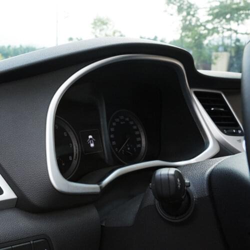 ABS Matte/Carbon fibre Instrument Gauge Panel Cover Trim Car Styling For Hyundai Tucson 2015 2016 2017 2018 2019 accessories