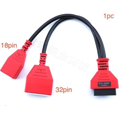 For Nissan 16+32 Gateway Adapter B18 Chassis wire line cable for AUTEL 908/906 car diagnostic tool