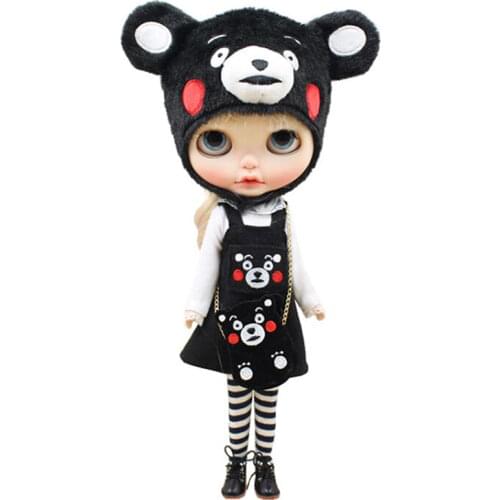DBS Blyth icy 1/6 doll clothes Kumamon with hat shoes and bag suitable joint body girl boy gift