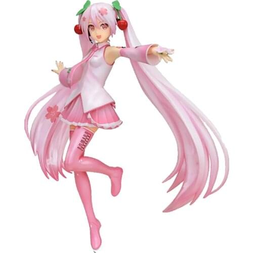Vocaloid Hatsune Sakura Miku Anime Figure Pvc Model Cartoon Toy Desktop Decoration Collectible Model Toys Anime Toys Gift